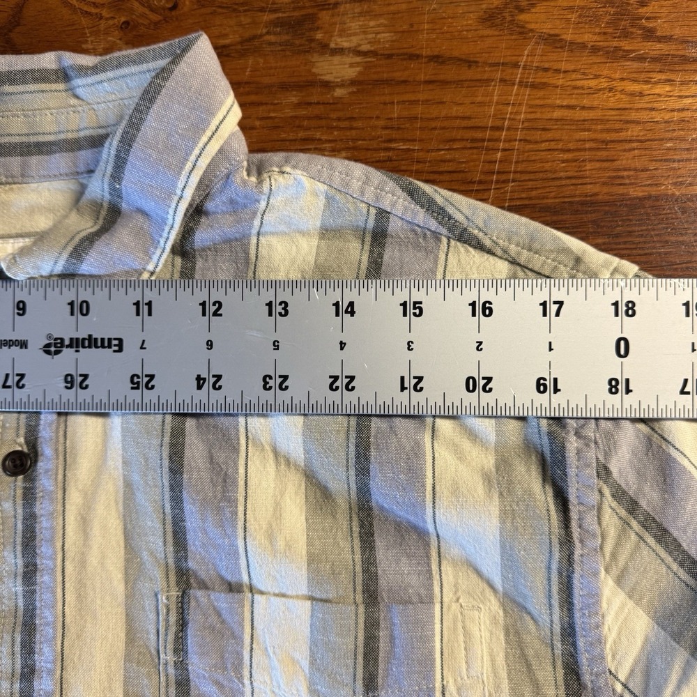 Katin Striped Button-Down Shirt in Blue and Cream - Picture 5 of 9